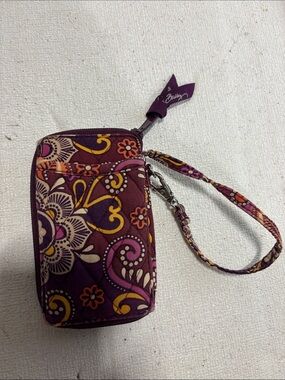 This Vera Bradley wristlet wallet in the retired "Safari Sunset" pattern